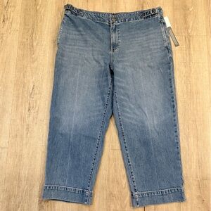 NWT Talbots Women's Straight Ankle Jeans 14P